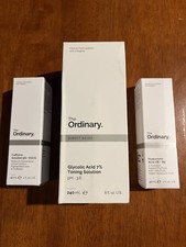 The Ordinary Hydrating Skin Care Set Glycolic Acid, Caffeine, Hyaluronic Acid