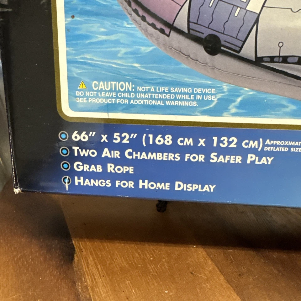 Vintage Intex Star Wars Millennium Falcon Island River Raft Inflatable 58283 NOS - Изображение 2 из 4