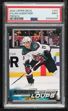 2022 Upper Deck Series 2 Young Guns French Dylan Guenther #497 PSA 9 MINT 10el