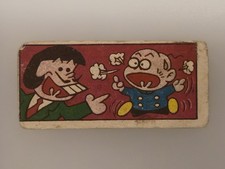 Vintage Japanese Menko Card Cartoon Man Scared Boy Playing Card Suits 4207641