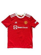 Official Manchester United Home Shirt 7 Ronaldo Sz Med Youth 11y-12y adidas