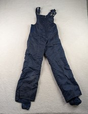 Vintage OBERMEYER Ski Snow Overalls Bib Pants Juniors Medium Blue