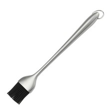 Heavyduty Bbq Basting Brush By Silicone Bristles With 12 Inch Stainless Steel Ha