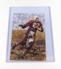 Charley Trippi Signed 90 Pro Football Hall of Fame 4x6 Card /5000 Cardinals Auto