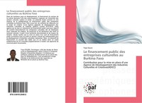 Le Financement Public Des Entreprises Culturelles Au Burkina Faso Yaya Soura
