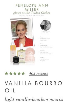 Vanilla Bourbon Body Oil 1.7 oz  F H F FarmHouse Fresh  Organics & Naturals