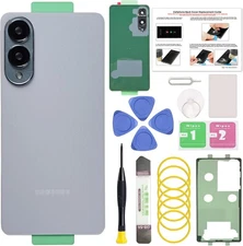 Compatible with Galaxy S25 Edge Back Glass Cover Replacement with Pre Installed