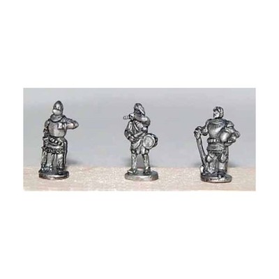 Old Glory High Medieval 10mm Dismounted Command Pack New