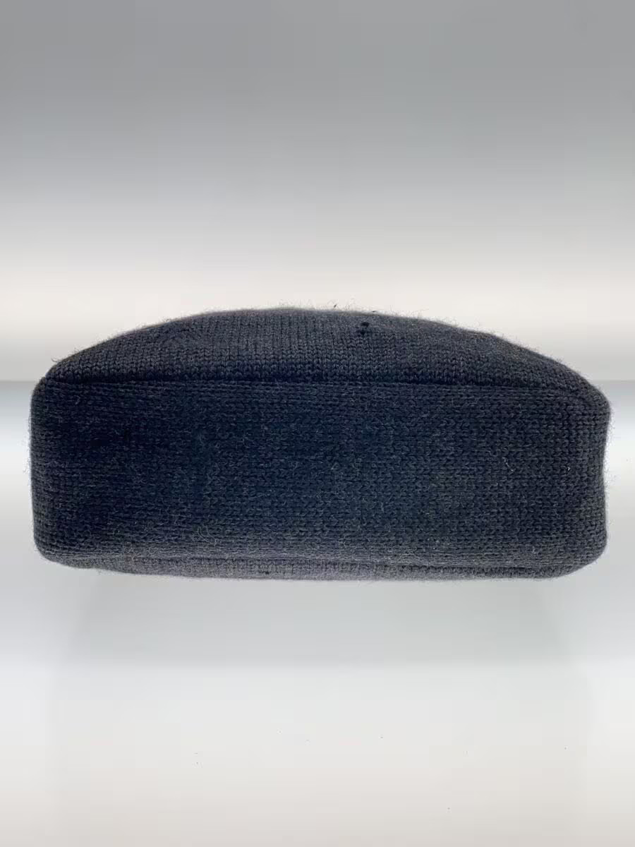 PRADA Handbag Wool BLK Solid B9446 Authentic Rare… - image 4