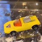 Vintage Matchbox Superfast Mod Rod No. 1 Yellow Diecast Car Made in England Vtg