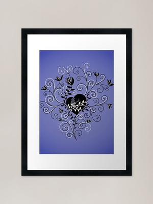 #ad Broken Heart Is Fixed Framed Art Pr Framed Wall Art Poster Canvas Print Picture GBP 18.99