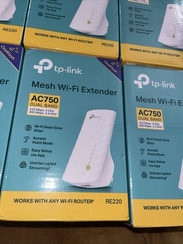 Brand New Lot Of 6 TP-LINK AC750 750Mbps WiFi Range Extender Basement Garage - Photo 12/24