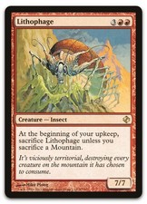 Lithophage #57 (LP) Duel Decks: Venser vs. Koth DDI Magic MTG