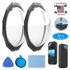 2PCS Lens Guards Cap Cover Protector Sticky For Insta360 ONE X3 Sports Camera US
