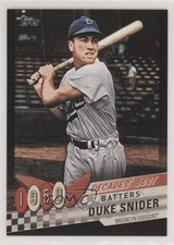 2020 Topps Decades Best Batters Black 99/299 Duke Snider #DB-13 HOF 0c6