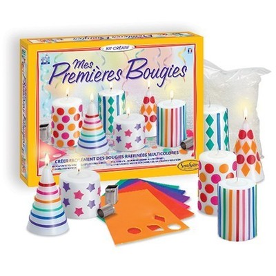 MIE PRIME CANDELE Sentosphere 2359 kit creativo per creare candele multicolori d