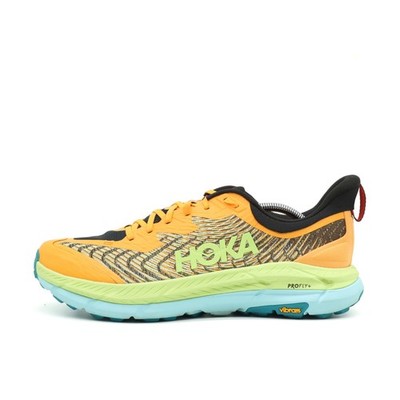 Hoka One Herren Mafate Speed 4 Sportschuhe Orange Gelb ämpfung Laufschuh EU 47 
