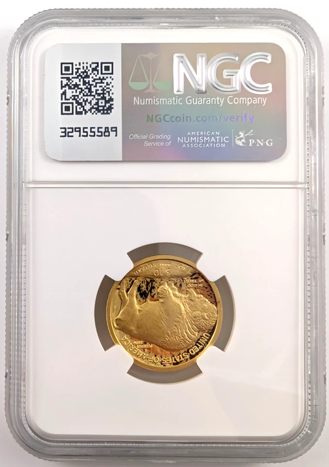 2008 W $10 American .9999 Gold Buffalo Graded PR70DCAM by NGC - Image 2 of 4