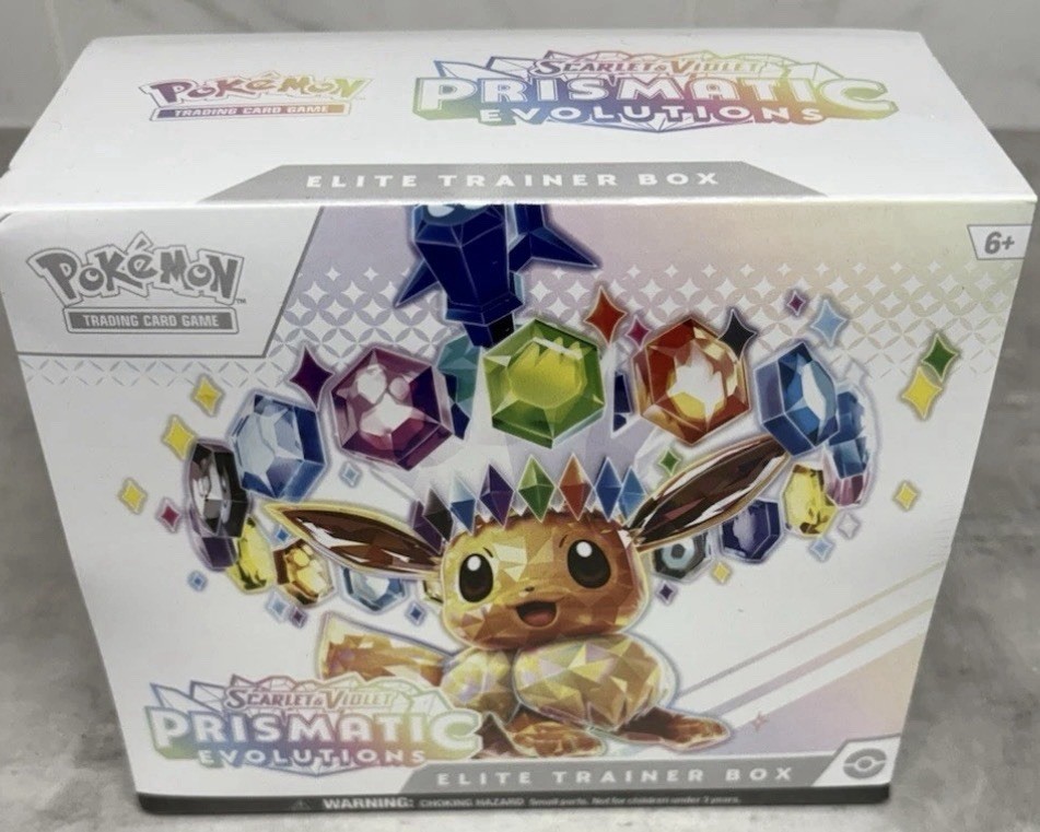 Pokemon TCG Prismatic Evolutions ETB Elite Trainer Box New Factory