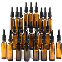 Pipettenflasche 30Ml Braunglas 24 StüCk Apothekerflasche ÄTherische ÖLe Pipette