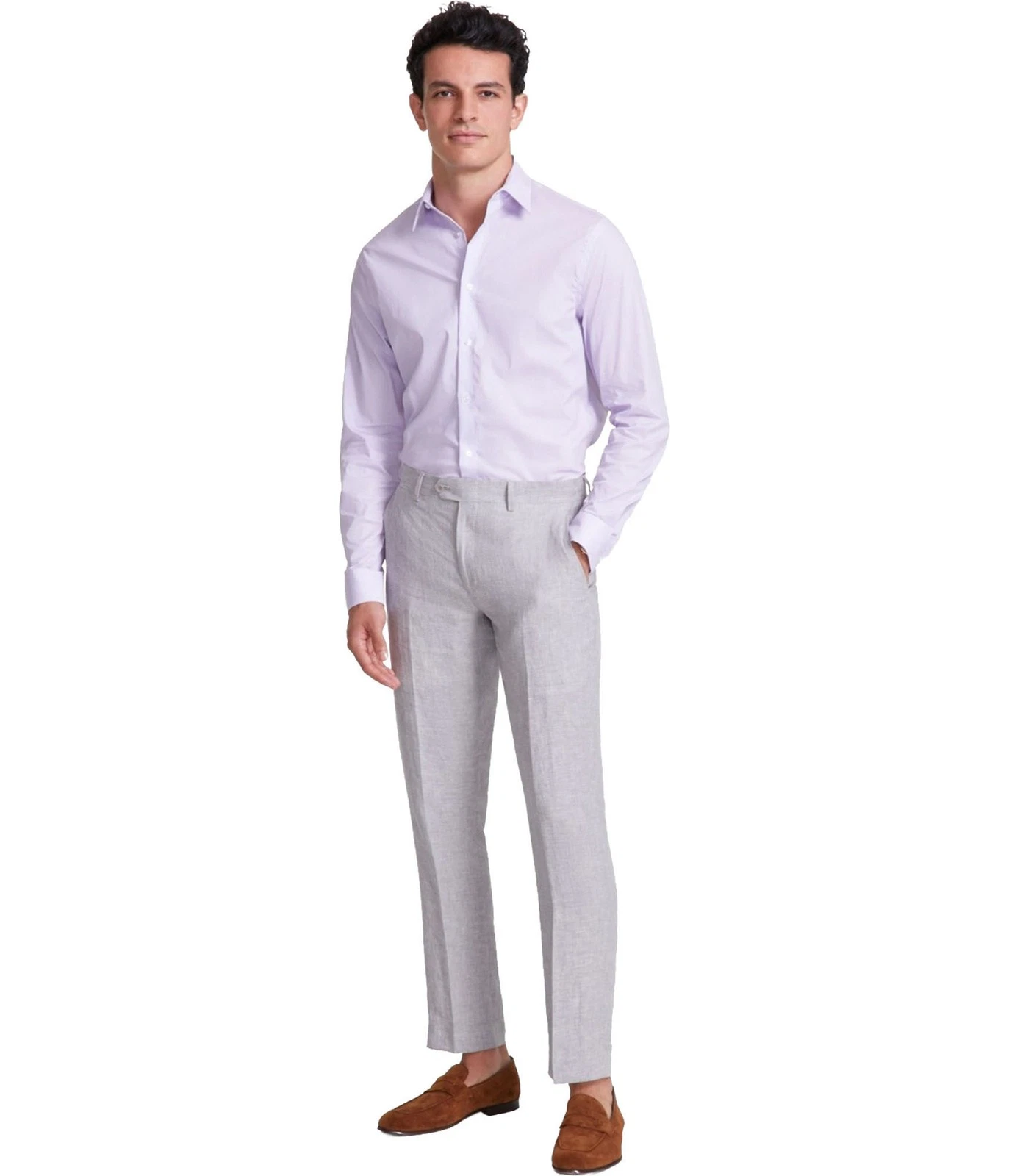 bar III Mens Fit Tapered Slim Slacks Dress Pants