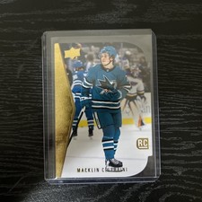 2024-25 Upper Deck Series 2 - Macklin Celebrini #RDT-13 ROOKIE RETRO DIE-CUT RC