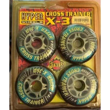 New Hyper Wheels Cross Trainer X-360 77.5mm Fitness All Surface Conditions 78A