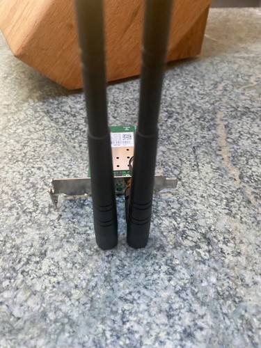 Anatel Wireless Mini PCI-E Card 0860-09-3987 2-Channel w/Dual Antennas WORKING - Photo 4/9