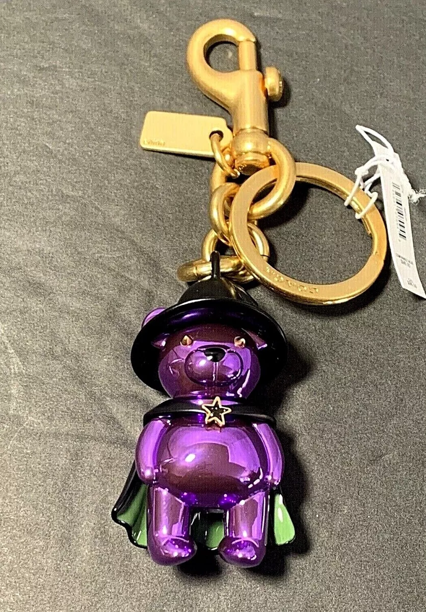 Coach Halloween Witch Bear Bag Charm