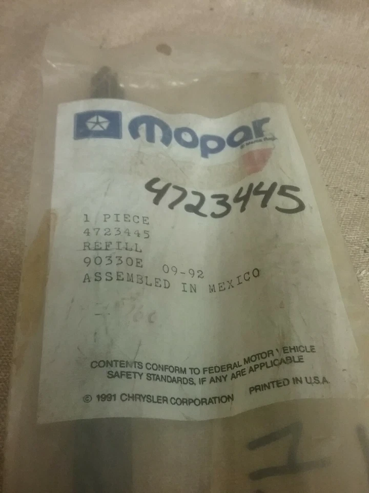 4723445 Mopar стеклоочиститель вставка заправка - 1993-1997 Chrysler Dodge - Изображение 2 из 2