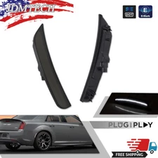 For 2015-2023 Chrysler 300 Smoked White LED Side Marker Lights Rear Fender Lamps