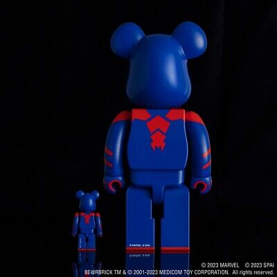 BE@RBRICK SPIDER-MAN 2099 Spider-Man: Across the Spiderverse 400% & 100% set