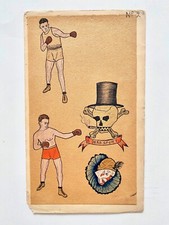 Vintage Original Stella and Deafy Tattoo Flash   Boxers   1920s Bowery