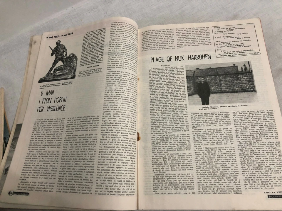 ALBANIA MAGAZINE SHQIPTARJA E RE 5 / 1975 COMMUNIST ERA NEW ALBANIA SOCIALISM - Image 4 of 4