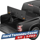 5FT Tri-Fold Hard Tonneau Cover For 2005-2026 Nissan Frontier Truck Short Bed