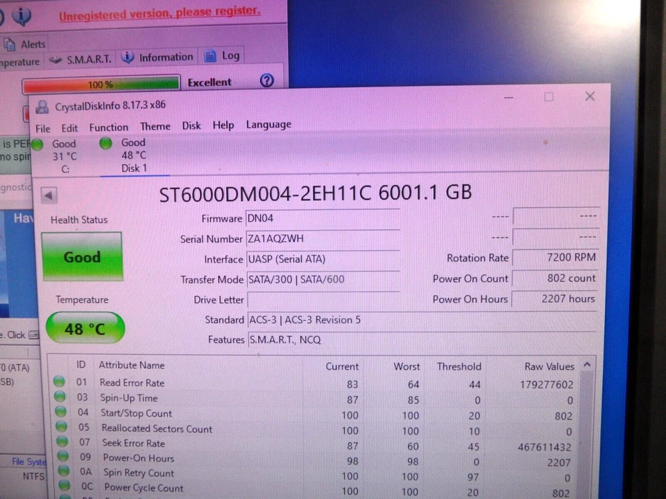 LaCie D2 Thunderbolt 3 External Hard Drive See Pictures Tested 100% 6TB USB 3.1 - Image 2 of 4