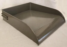 Vintage Globe-Wernicke Metal Office Desk Organizer - Tray - Sorter - Paper File