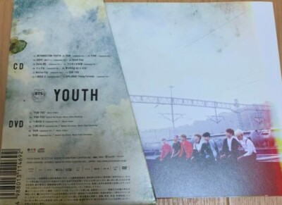 BTS YOUTH First Limited Edition Album 2nd Album 2016 Cd Dvd Import