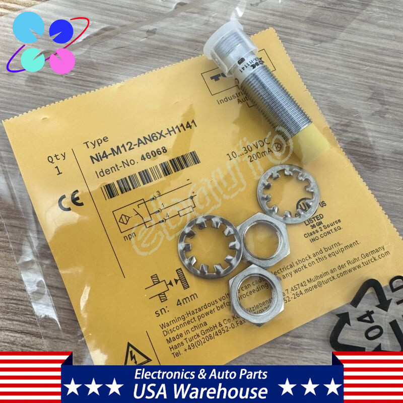 Turck NI8 G12 AN6X H1141 ProXimity Sensor, 8mm Sensing Distance Turck NI8 G12 AN6X H1141 ProXimity Sensor, 8mm Sensing Distance