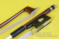 New 4/4 Violin Bow Brazilwood Violin Bows Ebony Frog Balance Natural Bow Hair 1P