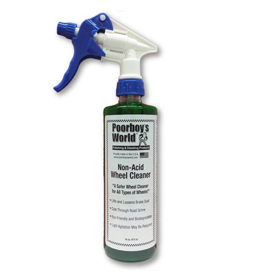 Poorboys Non Acid Wheel Cleaner For Alloy Steel Polished Chrome Wheels