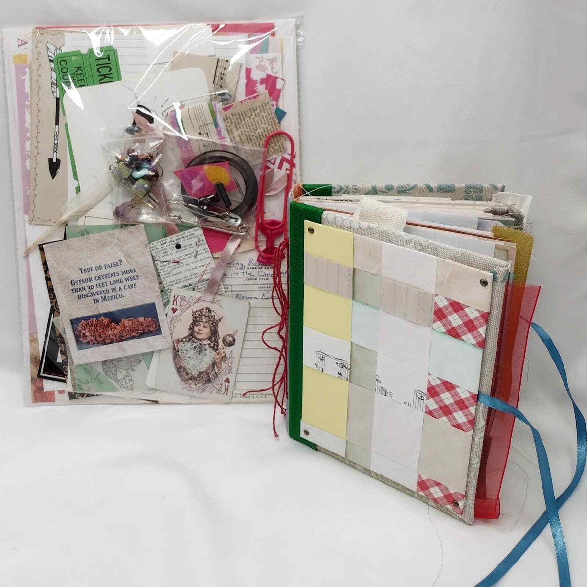 Eclectic Junk Journal 7, Handmade Recycled Journal, Mixed Eclectic Junk Journal 7, Handmade Recycled Journal, Mixed