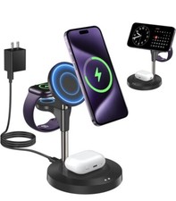 3 in 1 Wireless Charging Station for Multiple Devices 15W Fast Charging