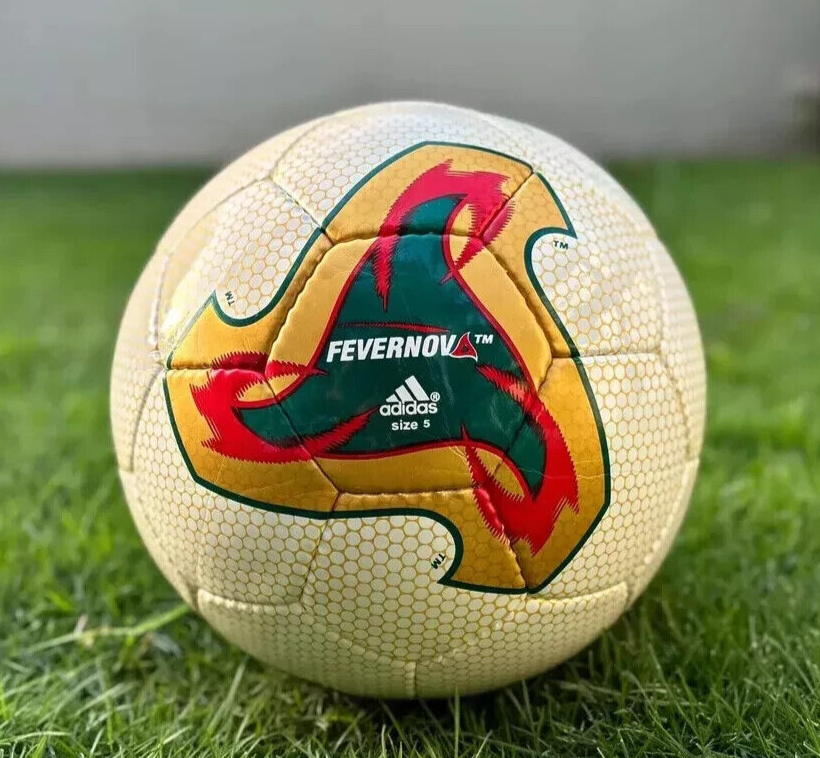 adidas アディダス FEVERNOVA BJM496Y 2002 FIFA ワールドカップ 公式試合球 未使用保管品 Adidas Fevernova FIFA World Cup 2002 Official Match Ball Unused
