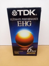 2 Pack TDK Ultimate Performance E-HG 6 Hour T-120 Videotapes