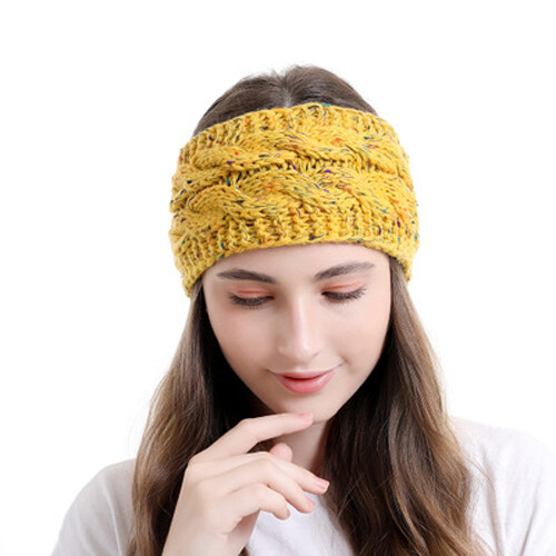 Women Ladies Winter Crochet Knit Knitted Soft Hat Headband - Foto 5