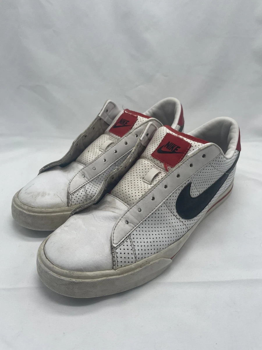 Nike Sweet Classic White Leather Silver Swoosh Low Top Sneaker Men\'s Size 10 Nike Sweet Classic White Leather Silver Swoosh Low Top  main image 2