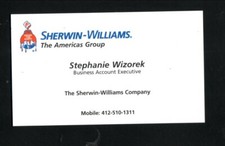 Sherwin-williams Business Card