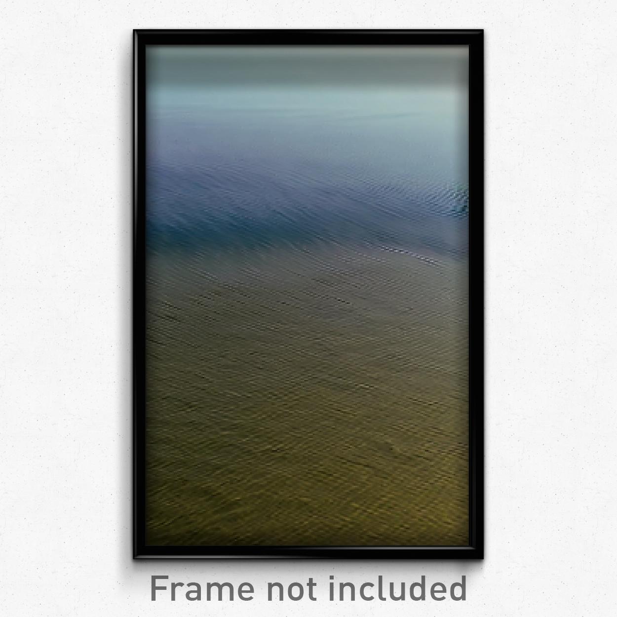 8-Bit Psychedelic Pixel Art Poster - Smooth Backwater Trippy Gamer Print