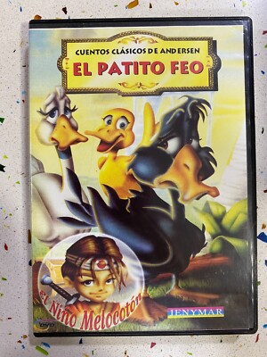EL PATITO FEO CUENTO CLASICOS ANDERSEN  DVD JENIMAR EL NIÑO MELOCOTON